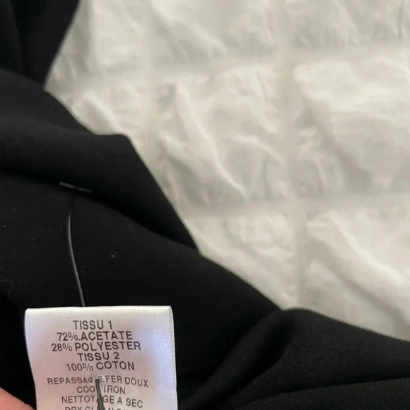 Maje black puff shoulder knit dress - Picture 9 of 9